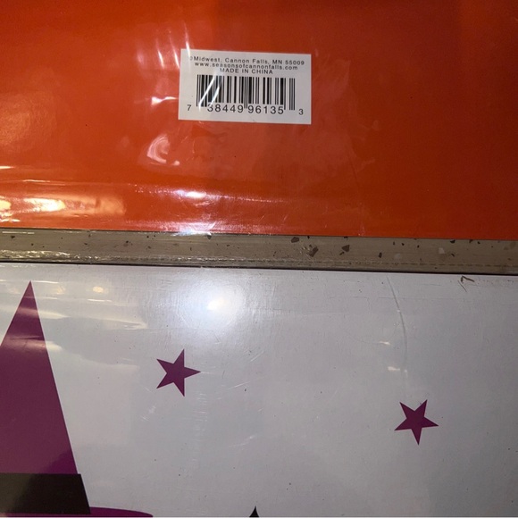 Happy Halloween Refrigerator Magnets Witch Hat Broom Hands Bat Shoes Belt Stars - Picture 9 of 10